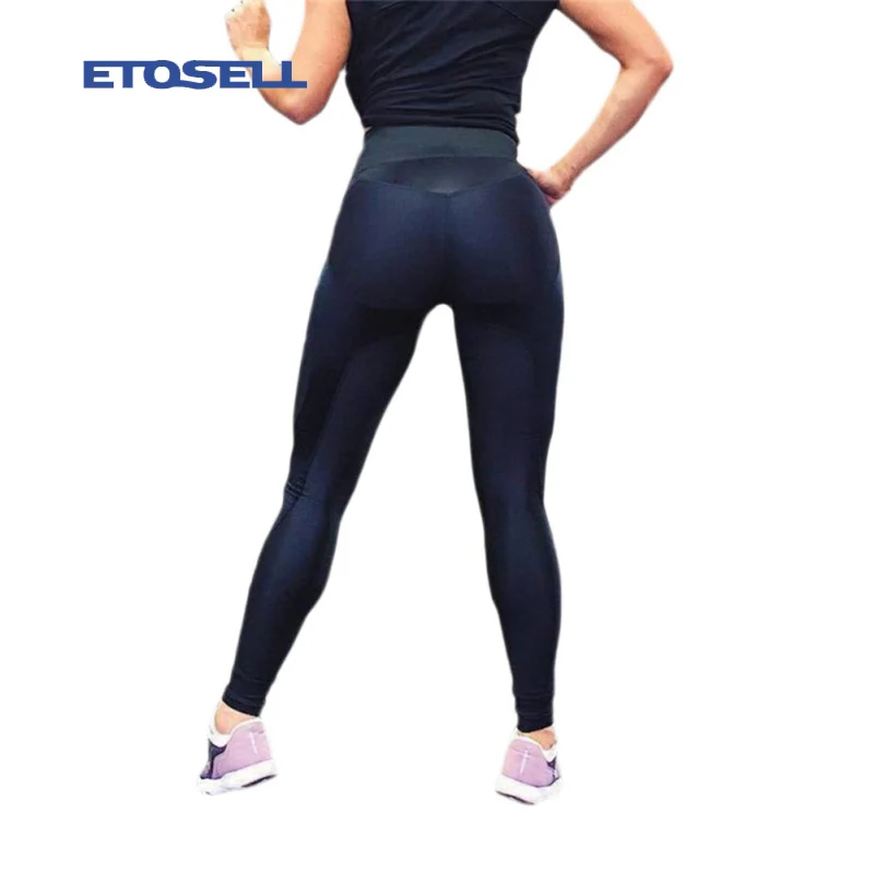 ETOSELL Для женщин леггинсы Фитнес толстые Legins упругие тренировки Леггинсы