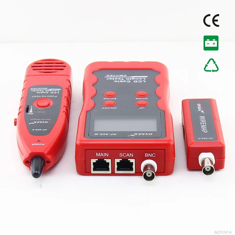 NOYAFA NF 868 RJ11 RJ45 диагностический сигнал BNC USB металлический провод трекер сетевые