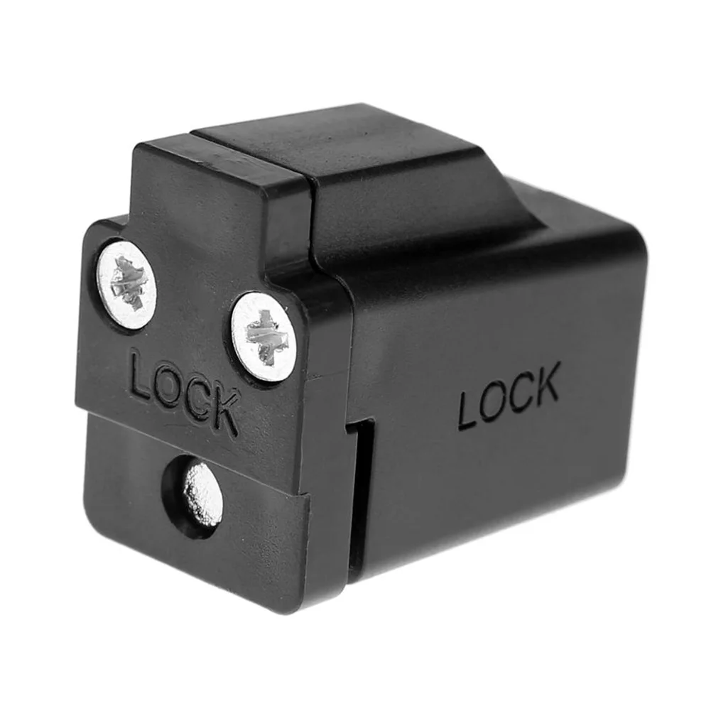 Child Home Hardware Black With 2 Keys Anti Slip Door Restrictor Lock Aluminum Alloy Protection Practical Security Durable | Обустройство