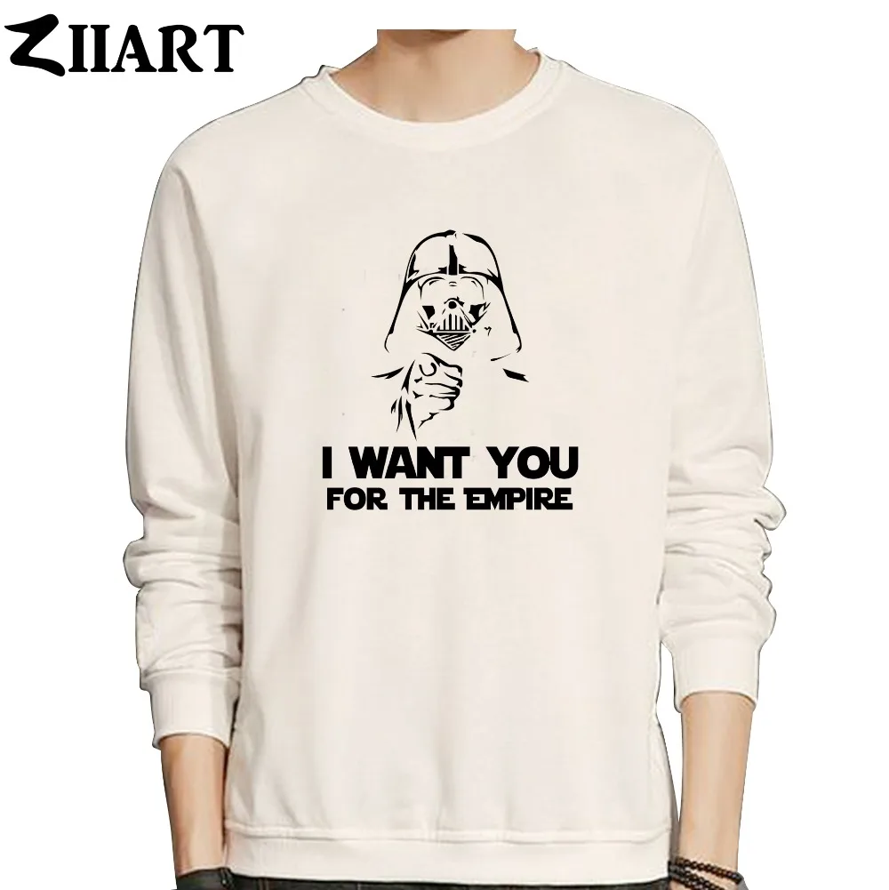 Флисовая Толстовка darth vader i want you для пар в стиле ампир хлопковый свитер девочек и