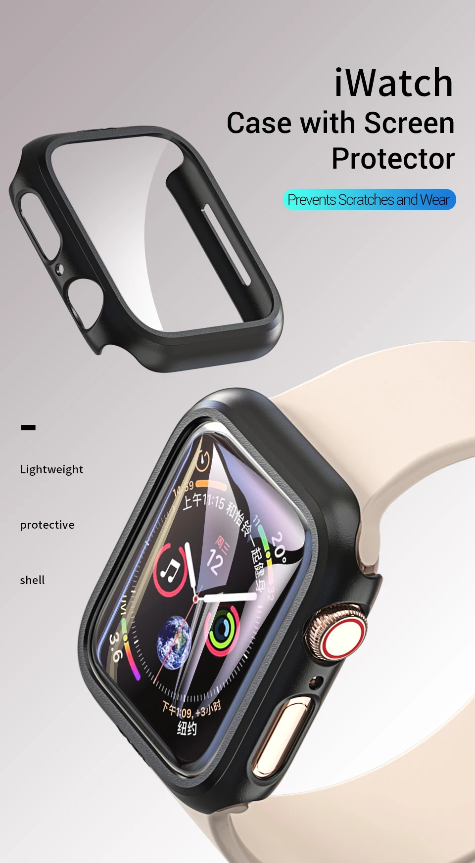 PZOZ для apple watch 4 5 защитный чехол для экрана 40 мм 44 мм мягкая Гидрогелевая пленка 3D полное покрытие для apple watch 1 2 3 часы 38 мм 42 мм
