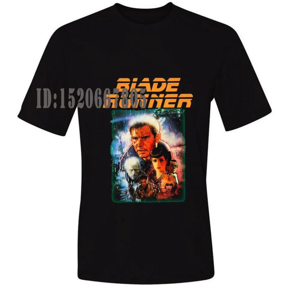Blade Runner хлопок o образным вырезом футболки модные Летний стиль Фитнес брендовые