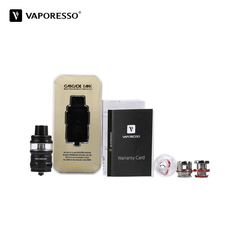 Оригинальный Vaporesso Каскадный бак 7 мл Vape RTA атомайзер для 510 коробка мод испаритель