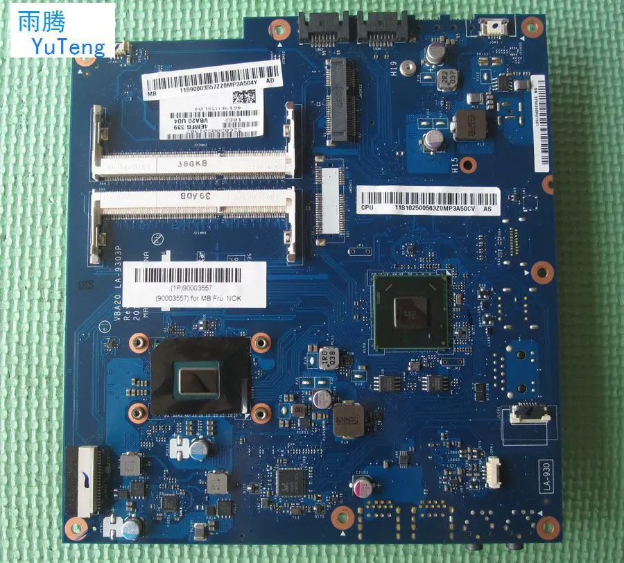 

For Lenovo C240 AIO Motherboard VBA20 LA-9303P Rev:1.0 Mainboard 100%tested fully work