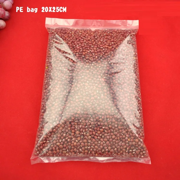 

25X30CM 8C Transparent bag PE high pressure plastic bag 100PCS Vacuum bag