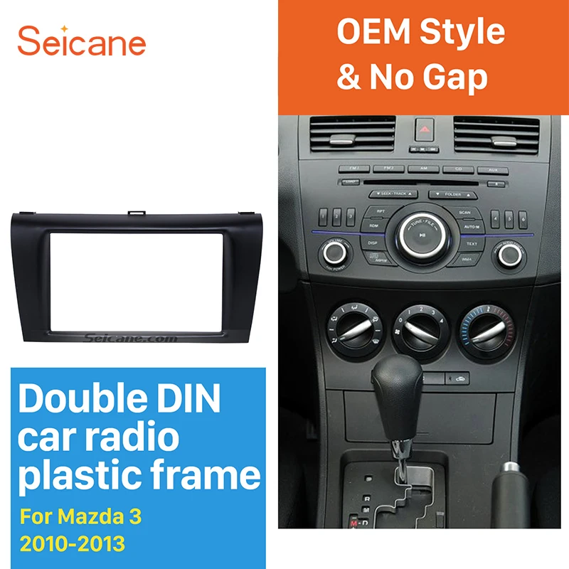 Автомобильный радиоприемник Seicane 173*98 мм 2 DIN для 2010 2013 Mazda 3 Автомобильная