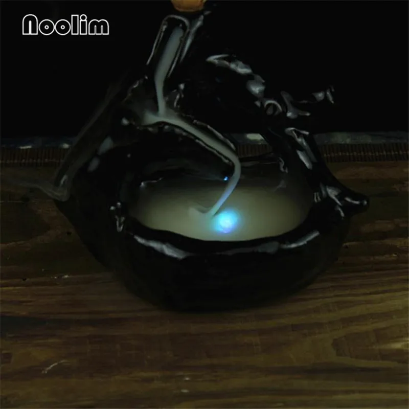 Керамическая горелка для благовоний Zen с изменяющимся цветом светодиодный