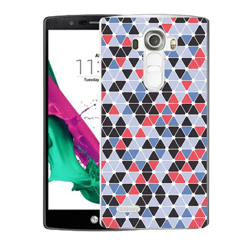 Qmswei ТПУ прозрачный телефон чехол для LG K3 K4 K5 K8 Мандала Флора роспись Дизайн siliconesoft