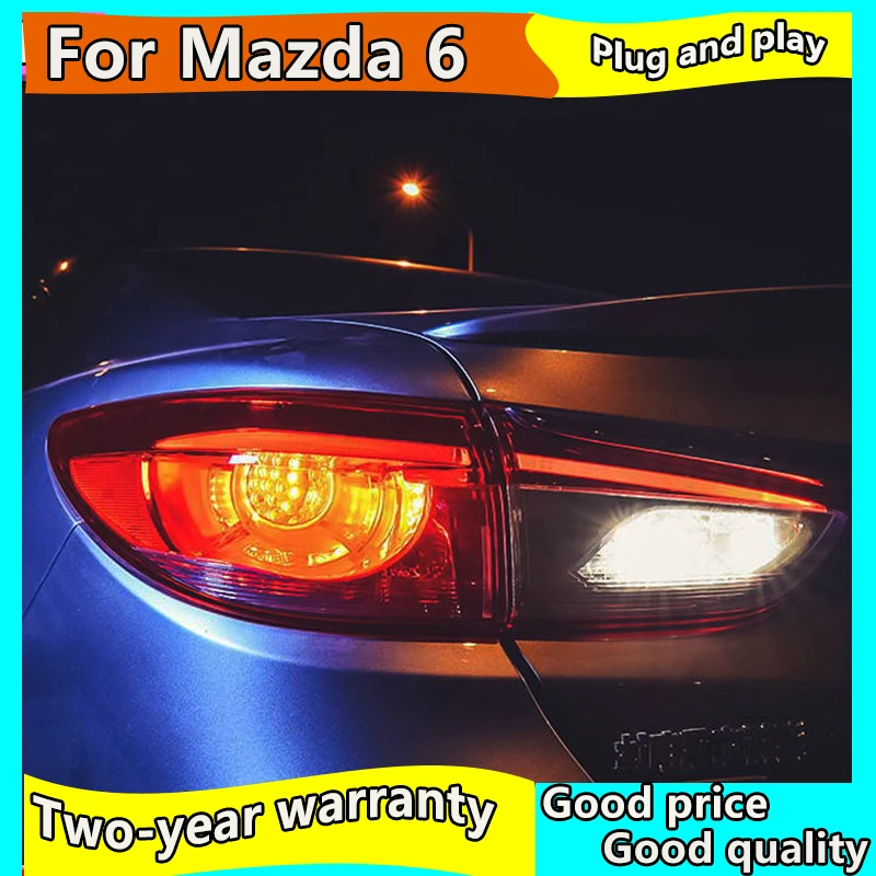 

Car Styling Tail Lamp for Mazda 6 Atenza Tail Lights Hybrid LED Tail Light LED Signal LED DRL Stop Rear Lamp Accessories