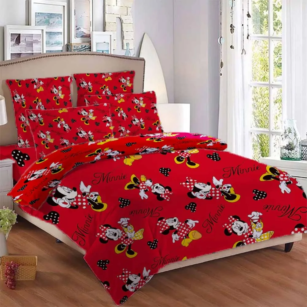 Постельные принадлежности одеяло с принтом Микки Мауса пододеяльник наволочка