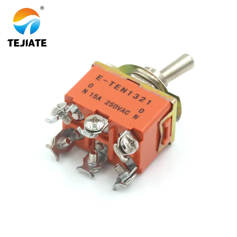Мощность переключатель E-TEN1321 15A 250V AC 6PIN ВКЛ-ВЫКЛ 12 мм тумблер/рокер | Обустройство