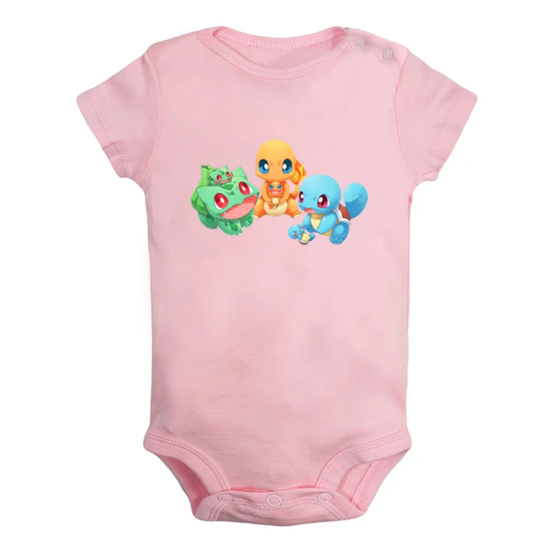JaBaby572PD Мультфильм Charmander Charmeleon Charizard Покемон дизайн для новорожденных мальчиков и девочек униформа-комбинезон с принтом для младенцев - Цвет: JaBaby572PD