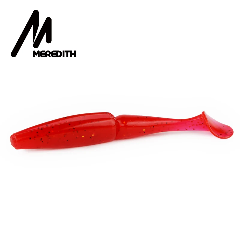 Meredith Crazy Shiner, 11 см, 10,5 г, 5 шт., искусственная Мягкая приманка, приманка для рыбалки, мягкие силиконовые приманки для карпа, воблеры для рыболовных снастей - Цвет: T