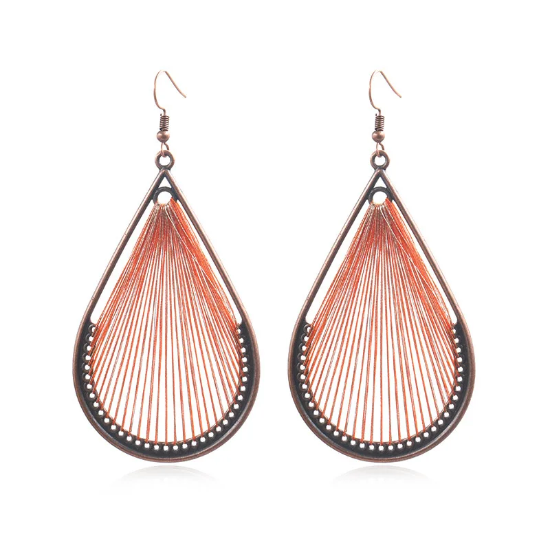 Европейские и американские основные модные креативные ручные женские серьги