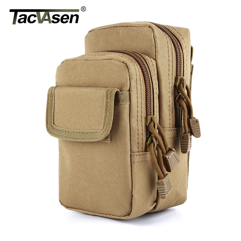 TACVASEN Военная тактика Сумка Molle чехол ремень Повседневная петля поясная сумка чехол для телефона для смартфона камуфляжная поясная сумка SZLM-019