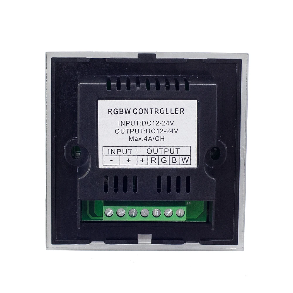 OSIDEN DC12V 24V 4A * 4CH черная панель цифровой сенсорный экран контроллер RGBW диммер