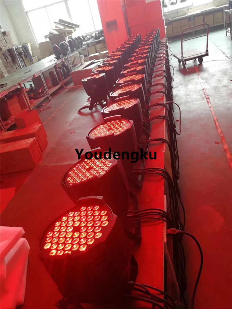 8 шт. 4в1 rgbw led par 54x3 w 64 dmx can сценическое освещение|led stage lights|stage lightled 54 |