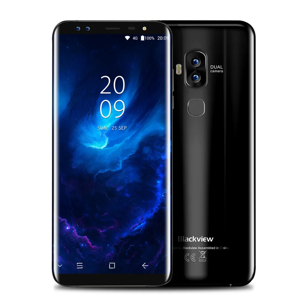 Blackview S8 смартфон 5 7 &quot18:9 соотношение сторон 4G 6 mt6750t восемь ядер 4 камеры 2*(13 м + 0 3 м)