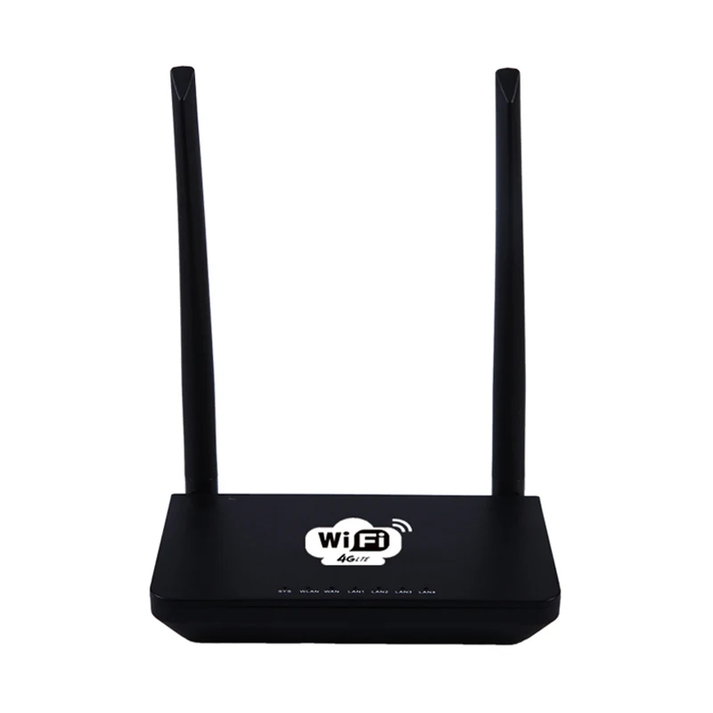 Black 4G Домашний Беспроводной роутер Wifi launch 300 Мбит/с 3G/4G Wifi роутер Lte усилитель сигнала ЕС вилка - Цвет: Black