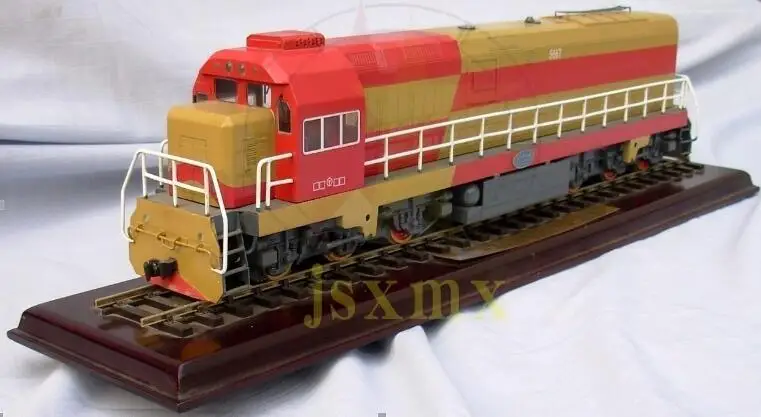 1/48 шкала медный китайский Dongfeng 7 г дизельный локомотив модель орбитальный