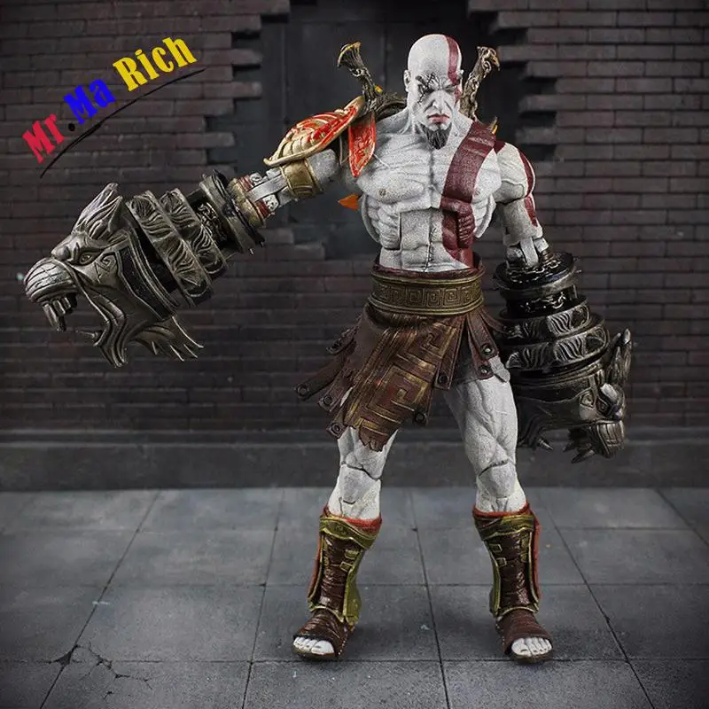 God Of War 3 Ghost Sparta Kratos экшн ПВХ фигурка Da Collezione модель игрушки Spedizione Gratuita 18 см |