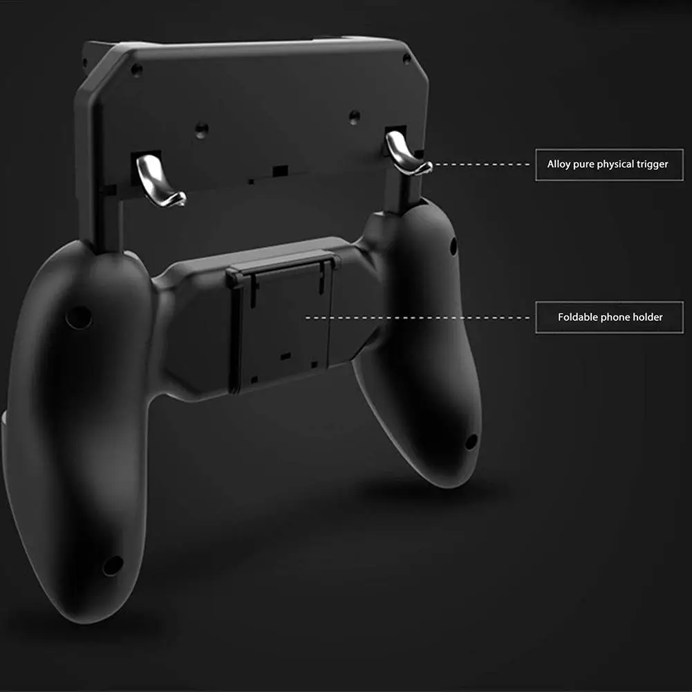 New Mobile Gamepad Joystick Metal L1 R1 Trigger Game Shooter Controller for iPhone Android Phone Gaming | Электроника