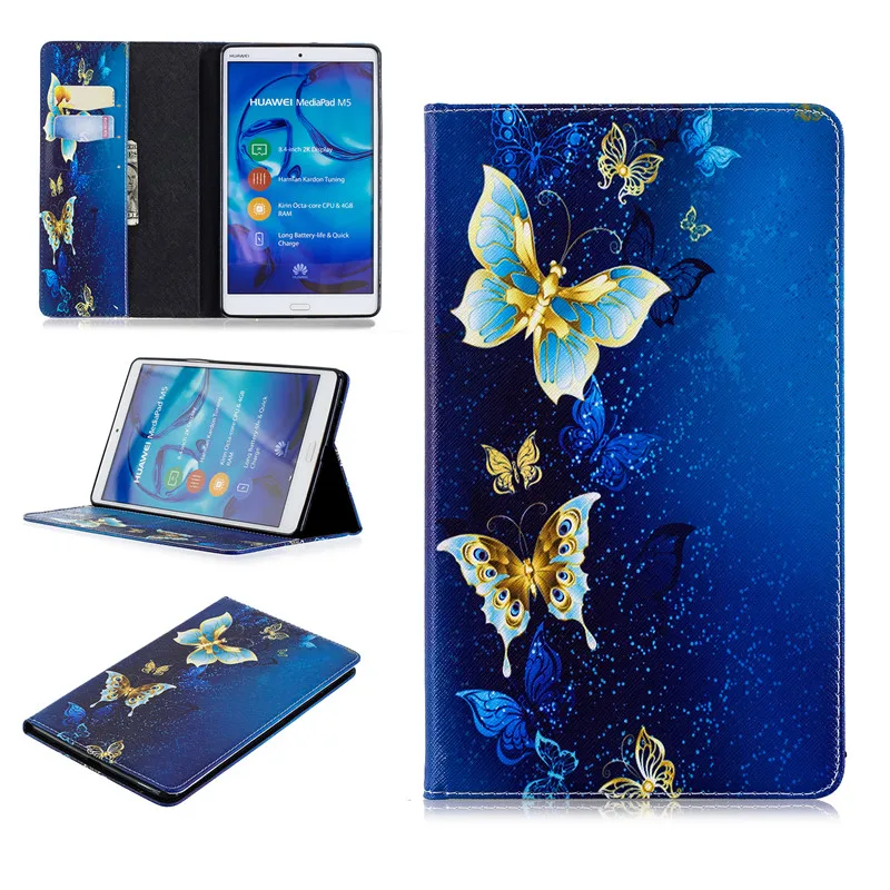 Чехол для планшета Huawei MediaPad M5 8 4 дюйма модный окрашенный флип чехол из