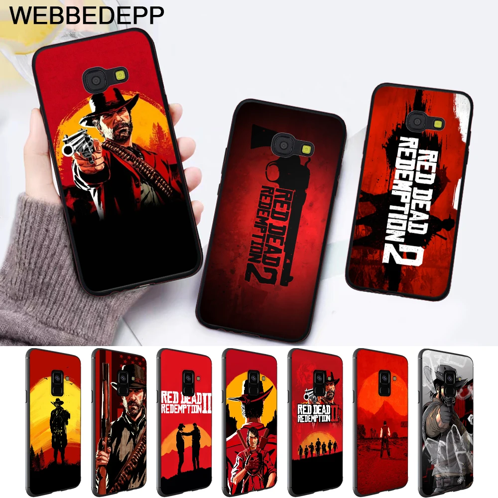 WEBBEDEPP Горячая Red Dead Redemption 2 Силиконовый чехол для Samsung A3 A5 2016 2017 A6 плюс 2018 A7 A8 A9 A10 A30 A40