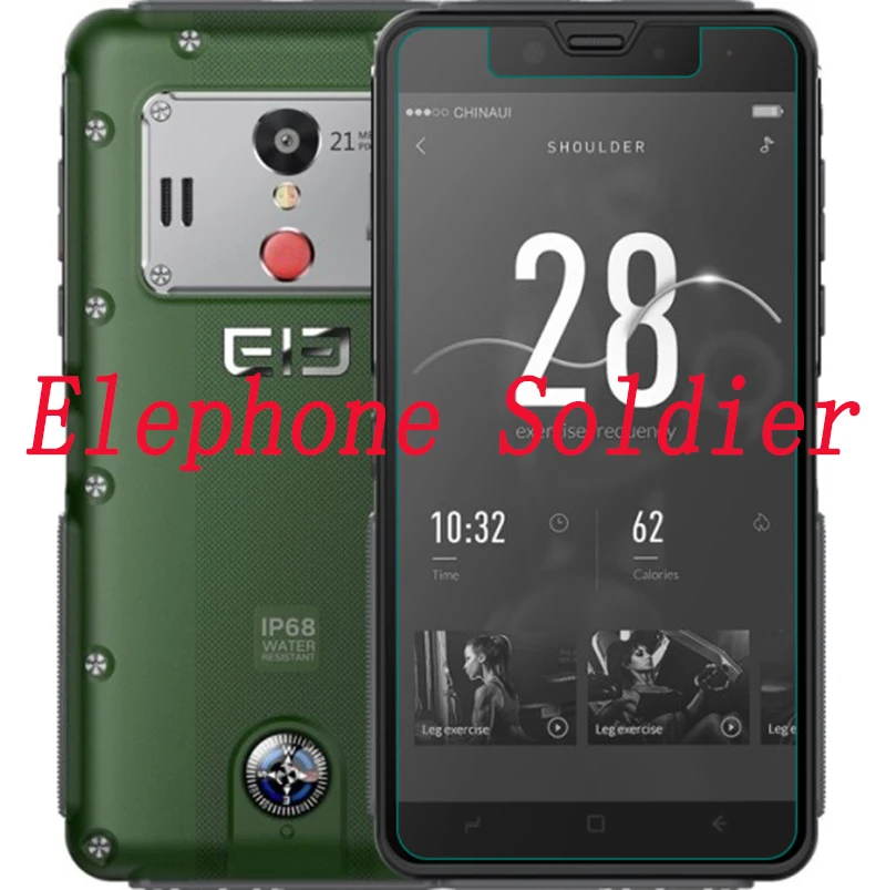 Закаленное стекло 9H для смартфона Elephone Soldier Взрывозащищенная защитная пленка