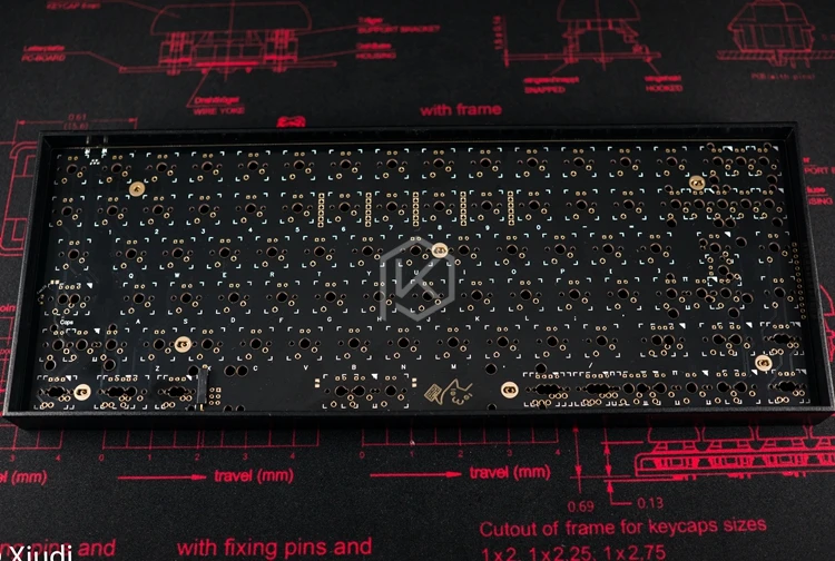 Xd84 eepw84 пластиковый чехол черный белый для xd84 70% pcb и пластины|case black|case forcase case |