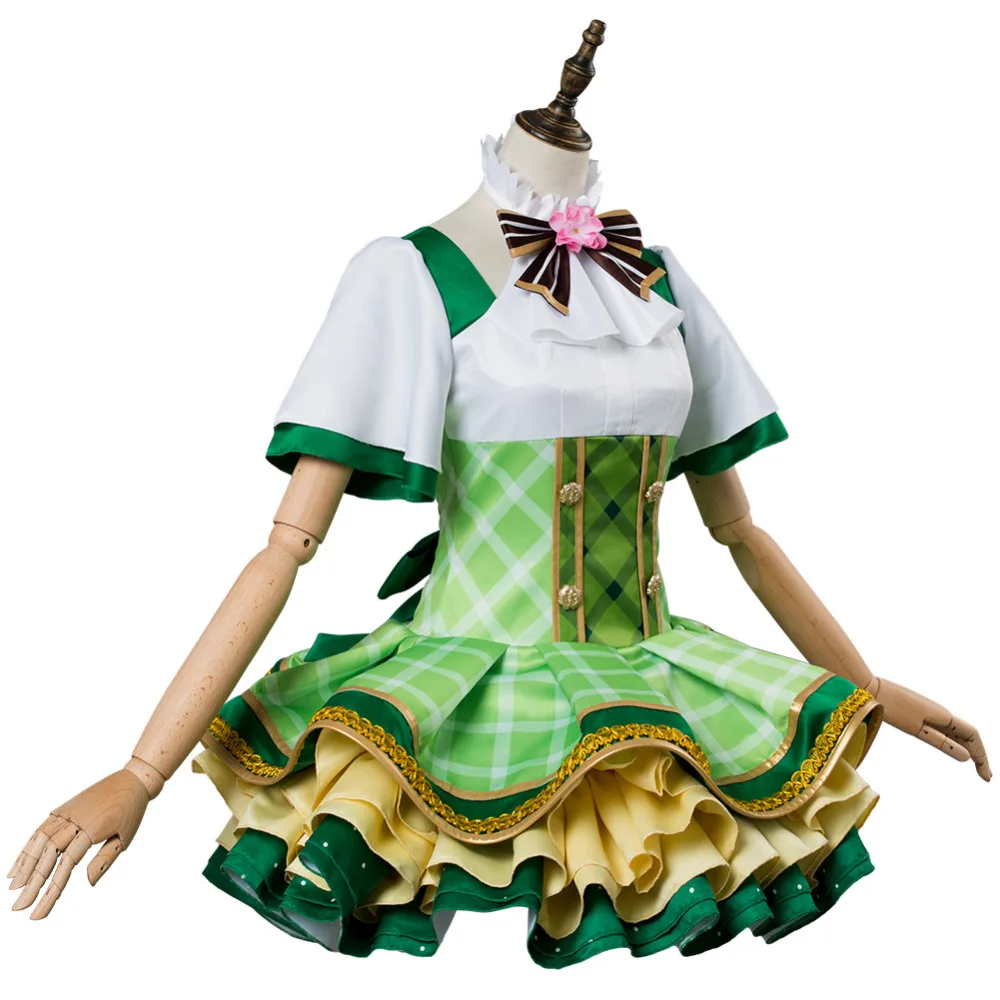 Аниме Love Live School Idol Project Koizumi Hanayo Цветочное платье с букетом наряд для