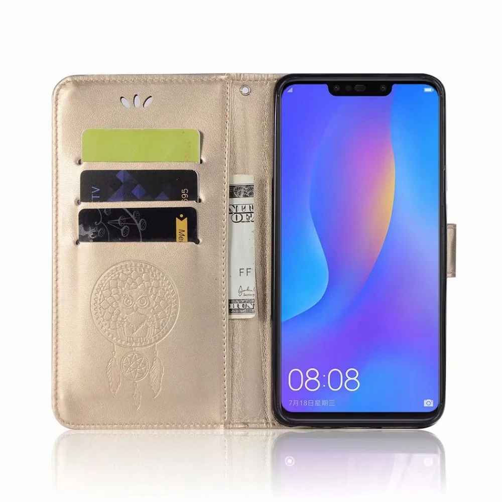Чехол для телефона huawei enjoy 9 hongor 8C Y7 2019 из ПУ кожи | Мобильные телефоны и аксессуары