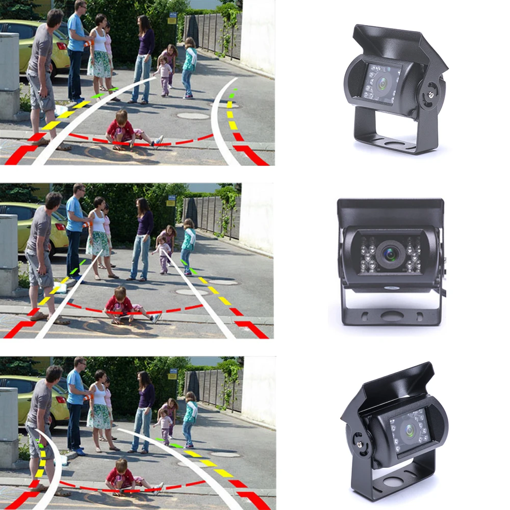 Автомобильная камера заднего вида Podofo динамическая 140 градусов ночное видение|rear