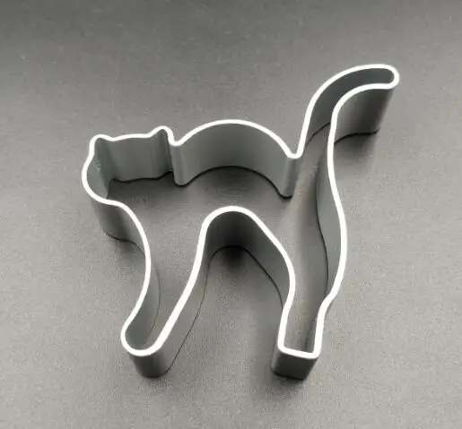 37-Standing cat 1 шт. печенья Форма из алюминиевого сплава для пресс-форм DIY выпечки различных Форма формы для печенья Кухня форма для выпечки хлеба инструмент - Цвет: 37-Standing cat