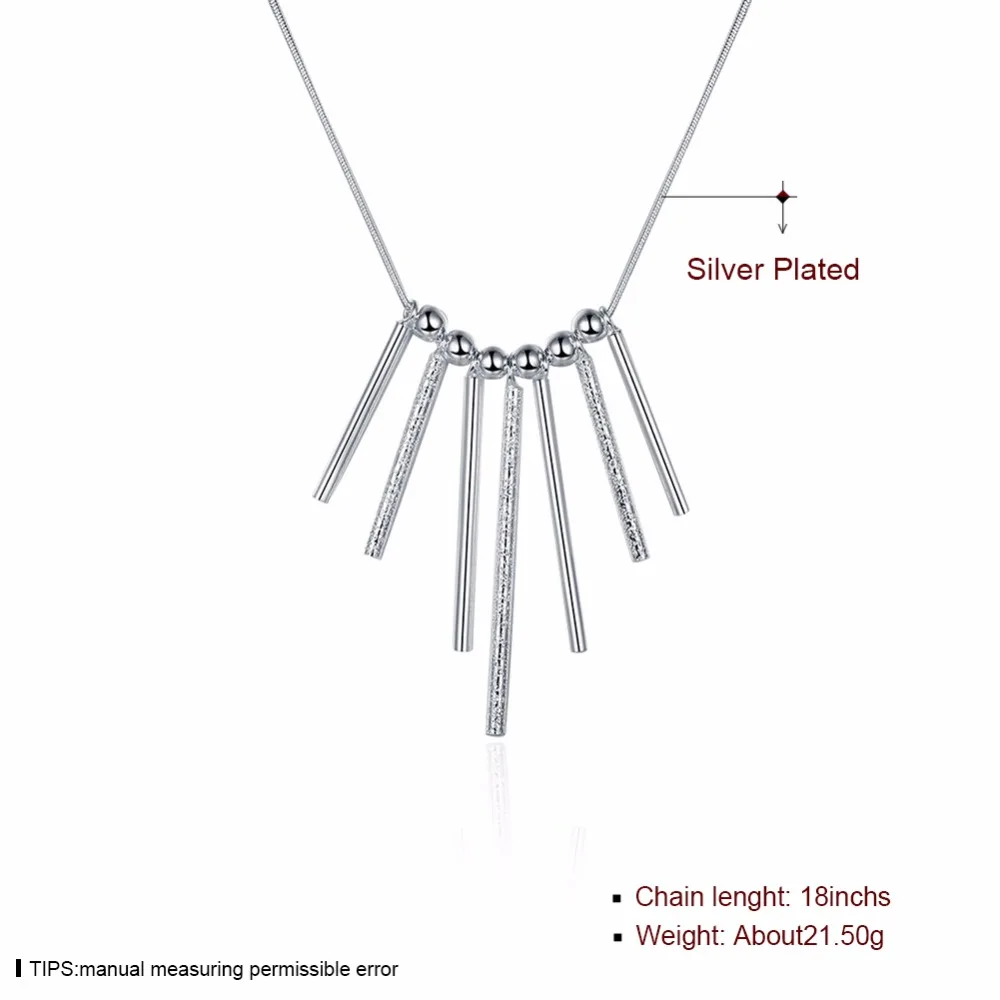 GNIMEGIL посеребренные пять стержней столбы длинные кисточки очарование серьги