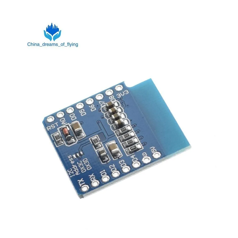 TZT 0,66 дюймовый oled-дисплей модуль для WEMOS D1 MINI ESP32 модуль Arduino AVR STM32 64x48 0,6" ЖК-экран IIC IEC OLED