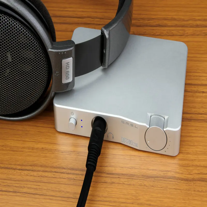 SMSL V2 мини-усилитель для наушников 32Bit/384 кГц HiFi усилитель USB DAC декодер CM6631A ES9023 Вход