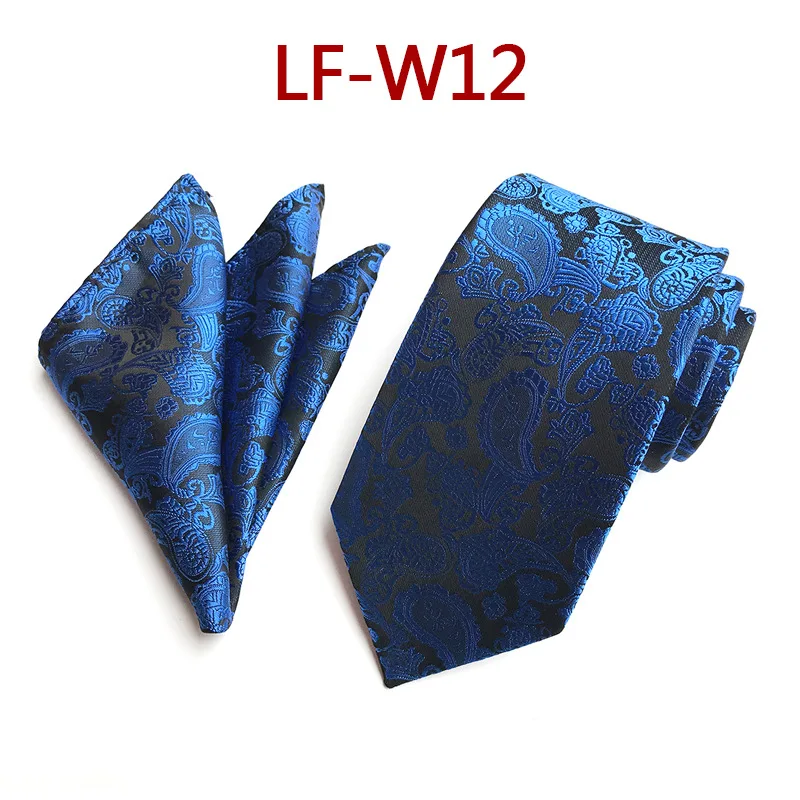 Классический мужской галстук Модный 8 см Широкий цветочный с пейсли комплекты