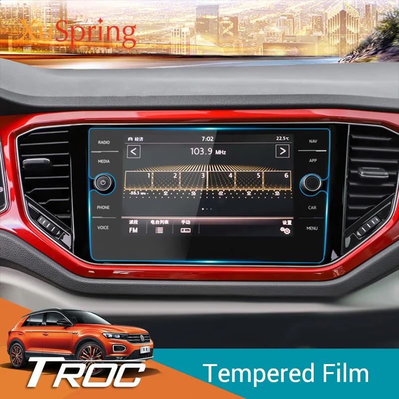 Автомобильная навигация с закаленным стеклом Экран протектор Сталь Защитный