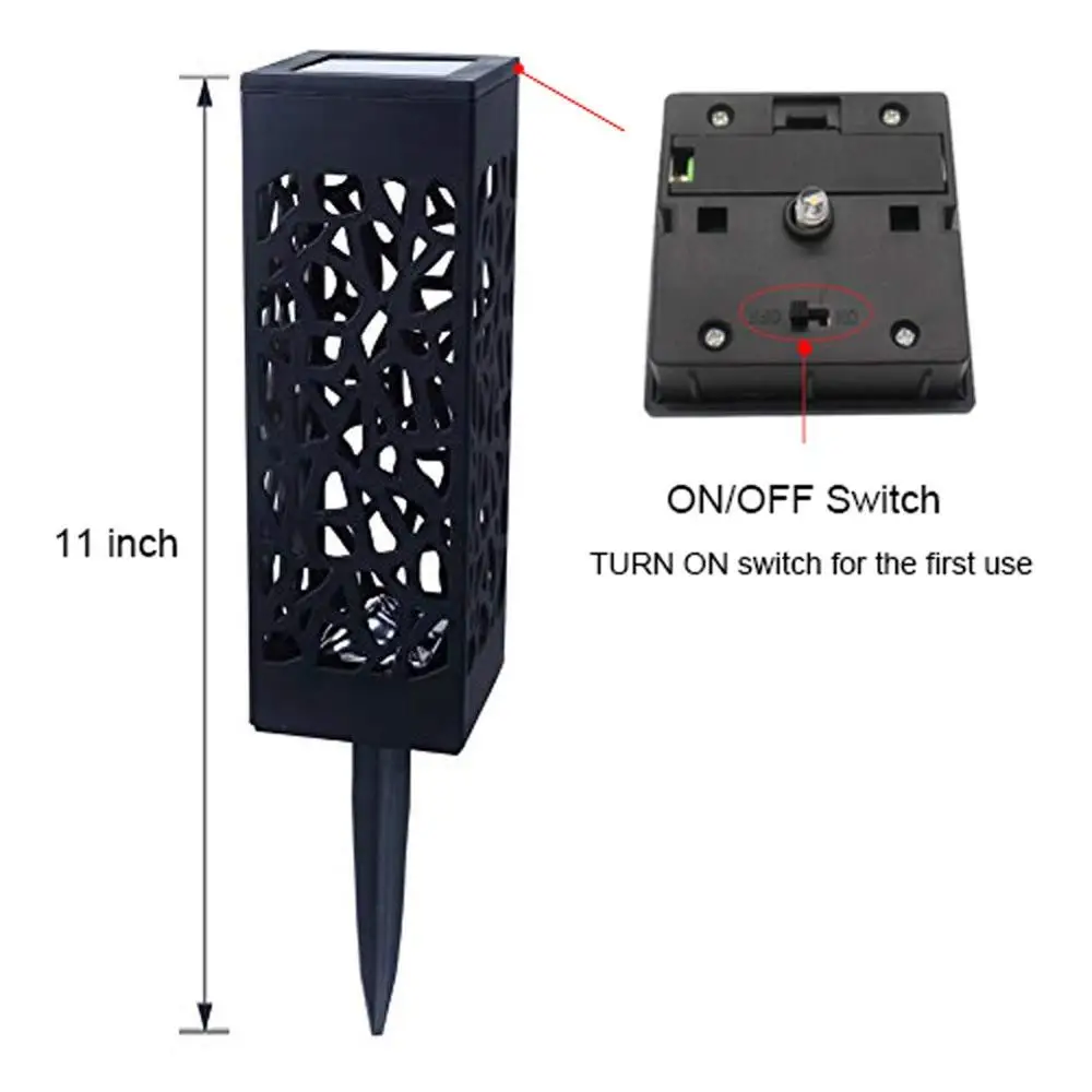 

4pack Solar Garden Pathway Light Lawn Lamp For Garden Lantern Decoration Outdoor Path Light Wireless Waterproof Night Led Light