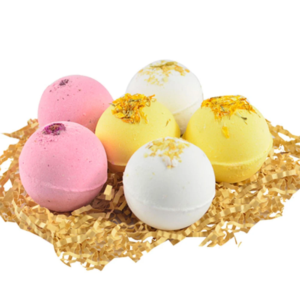 6 шт. натуральная соль для ванны шар душа эфирное масло чистый растительный