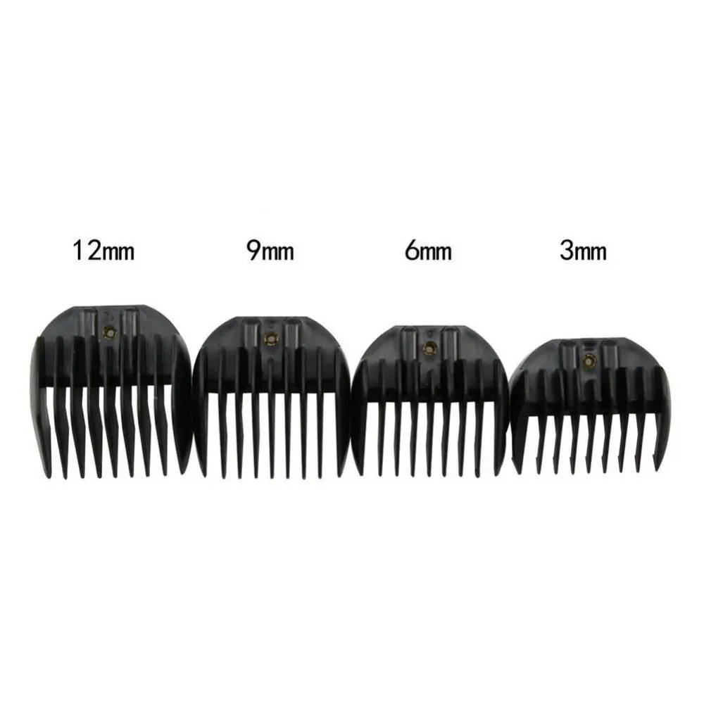 

Professional 4Pcs Universal Hair Clipper Limit Comb Guide Attachment Comb Set 3mm-12mm