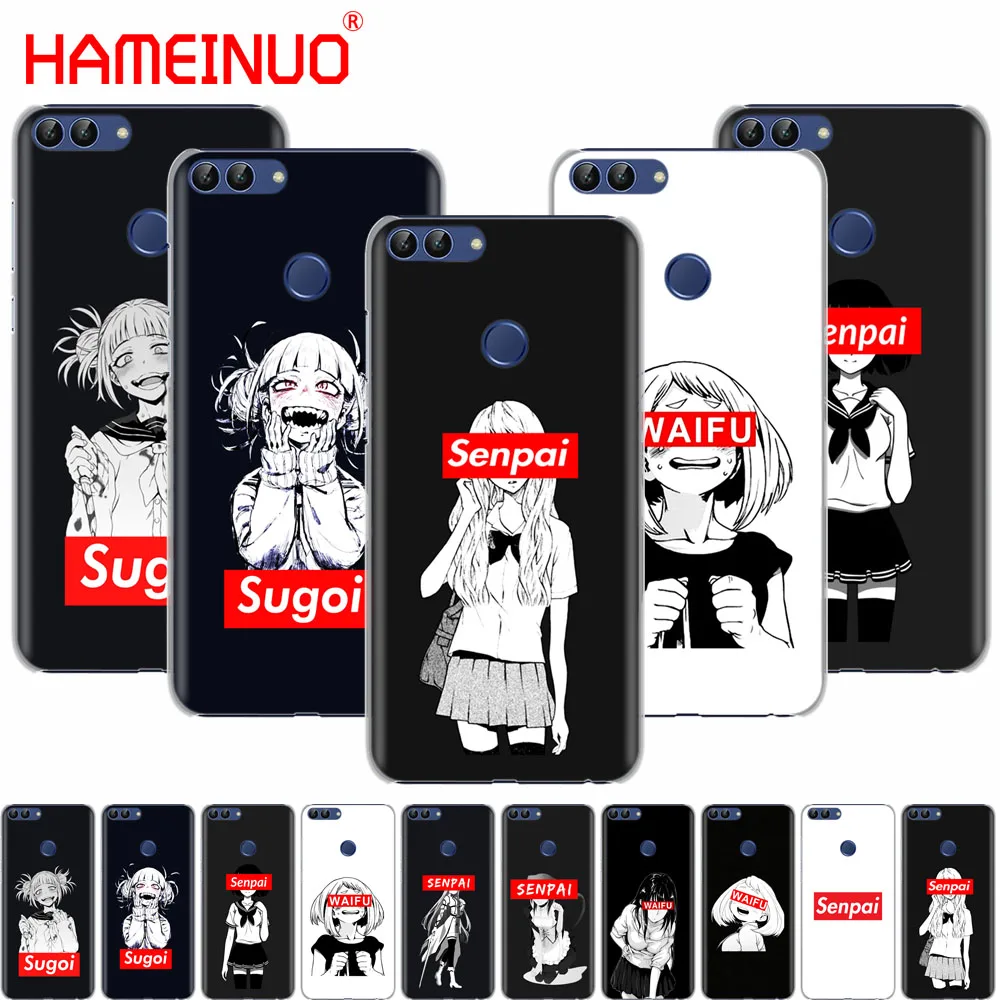 HAMEINUO Sugoi Senpai аниме waifu чехол для сотового телефона huawei Honor Y5 7C Y625 Y635 Y6 Y7 Y9 2017 2018 Prime PRO