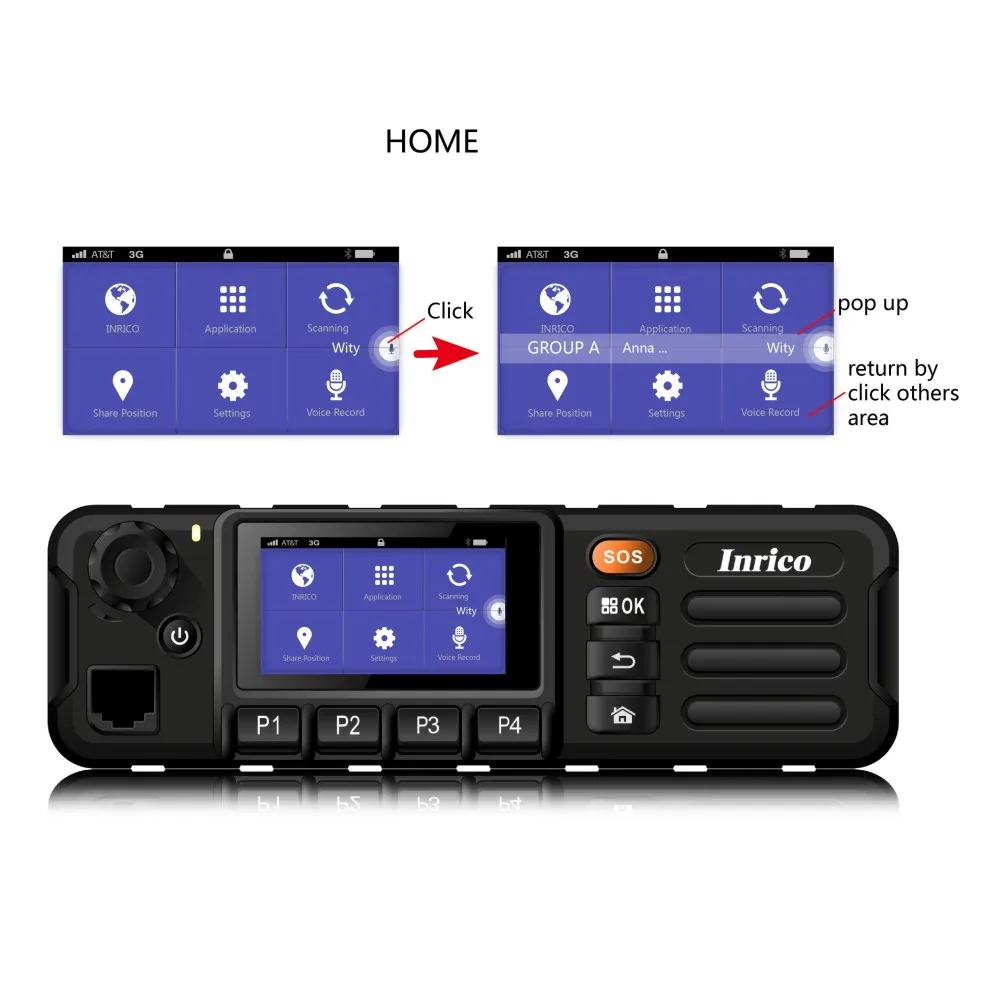 TM-7 Newest GSM WCDMA Car Radio With Touch Screen Transceiver Vehicle Mouted Mobile | Мобильные телефоны и аксессуары