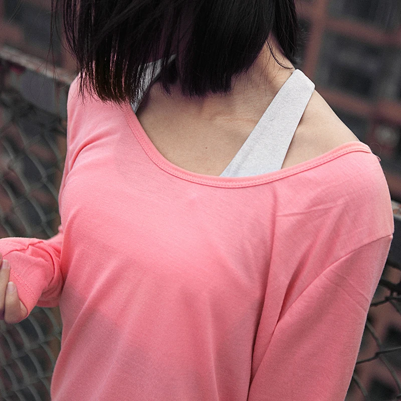 Женский укороченный топ для йоги CHU спортивные футболки с длинным рукавом