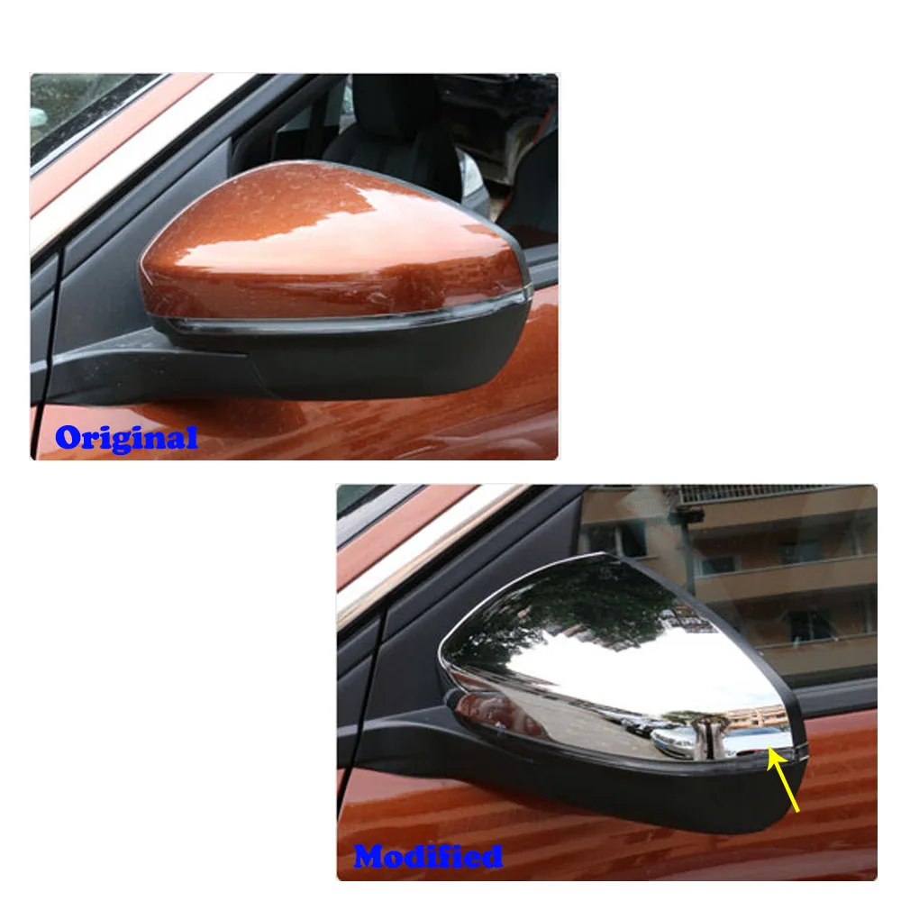 Для Peugeot 301 2014 2015 2016 2017 автомобиль ABS украшение Стайлинг палка заднего вида боковое