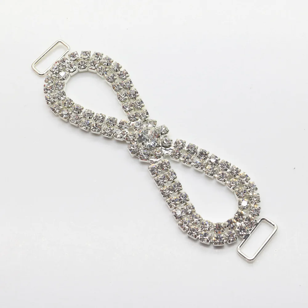 4 шт./лот полностью хрустальные стразы бикини соединители Пряжка/сумка Пряжка