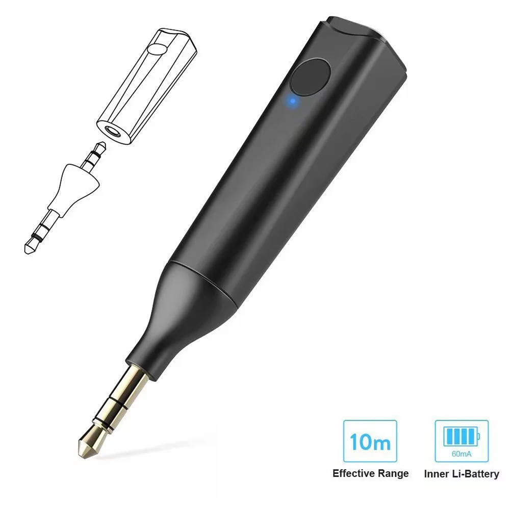Беспроводная передача автомобильный динамик Plug and Play гарнитура AUX мини Bluetooth