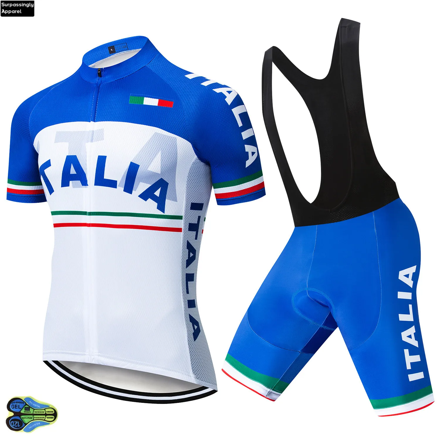 201 Pro Tour de Italy Велоспорт Джерси набор горный велосипед одежда MTB велосипедная Maillot