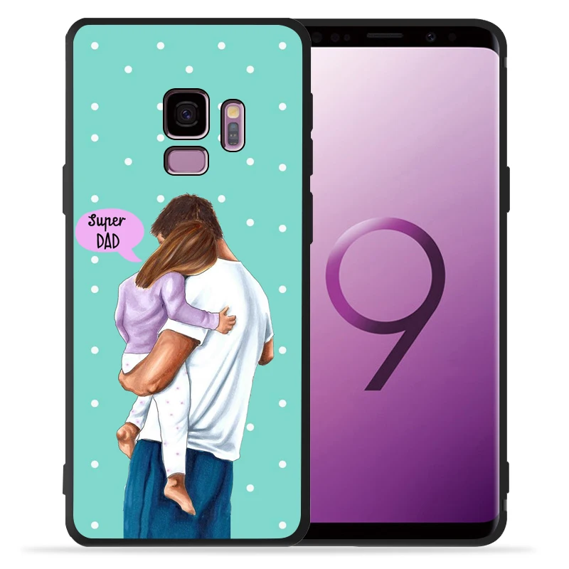 Модный чехол для мамы папы девочки мальчика и ребенка Samsung Galaxy S10 S8 S19 Plus S7 S6 Edge Lite